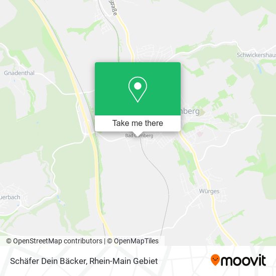Schäfer Dein Bäcker map