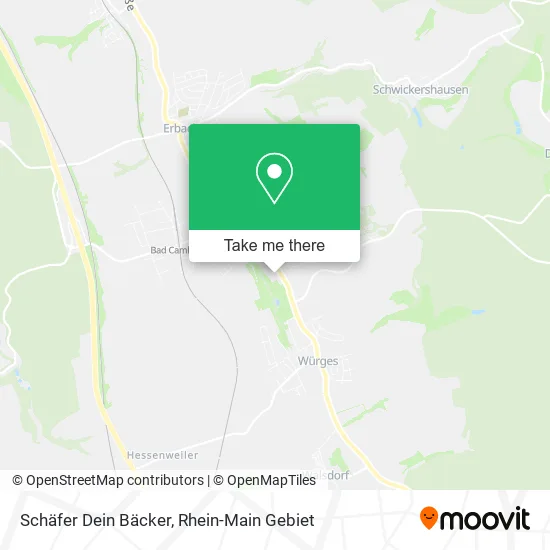 Карта Schäfer Dein Bäcker