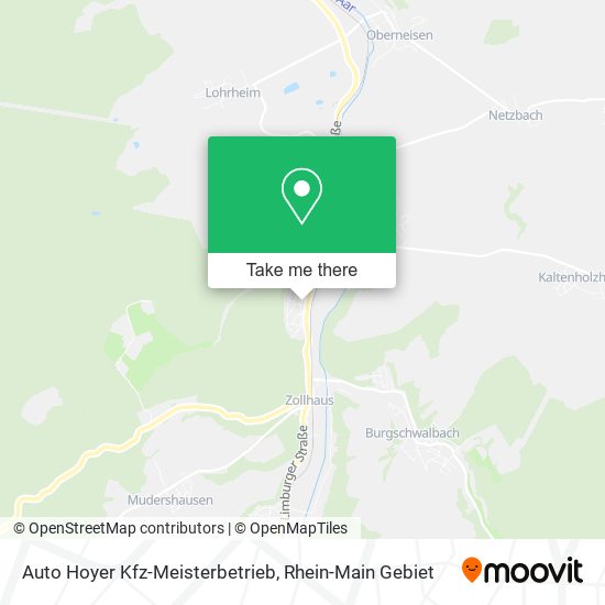 Auto Hoyer Kfz-Meisterbetrieb map
