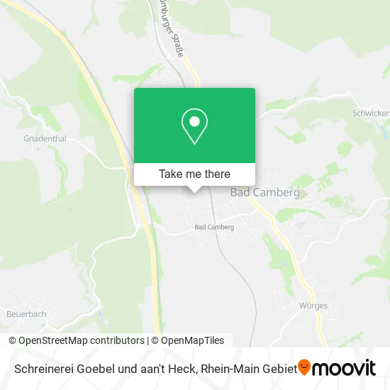 Карта Schreinerei Goebel und aan't Heck