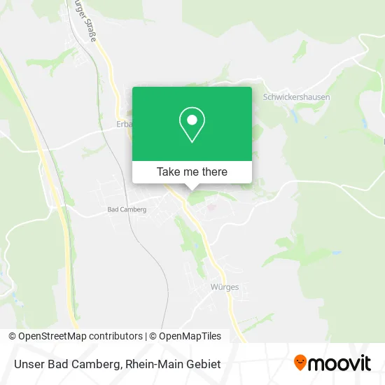 Карта Unser Bad Camberg