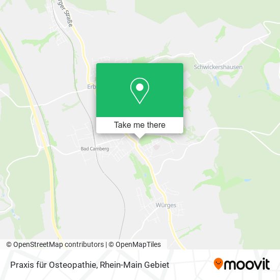 Карта Praxis für Osteopathie
