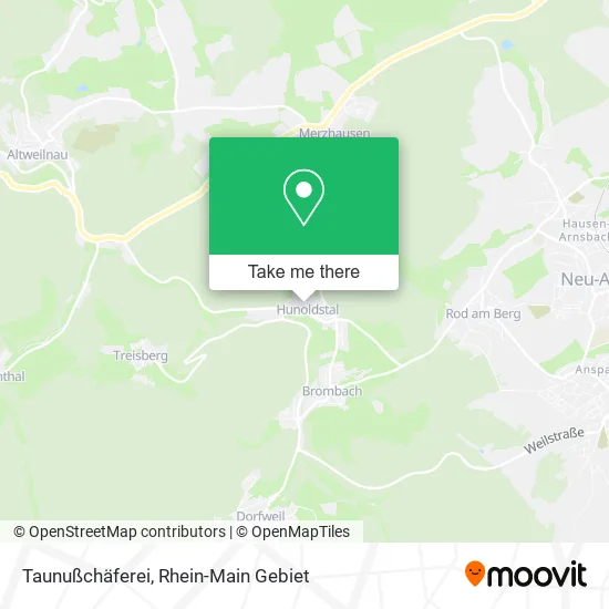 Карта Taunußchäferei