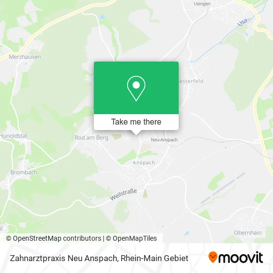 Карта Zahnarztpraxis Neu Anspach