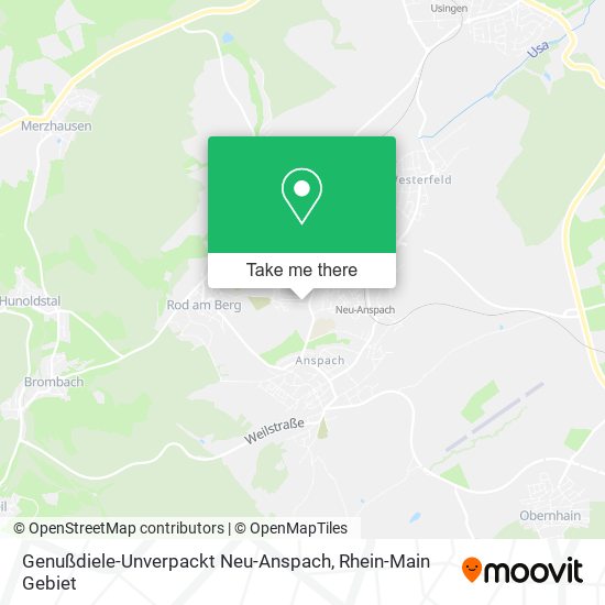 Genußdiele-Unverpackt Neu-Anspach map