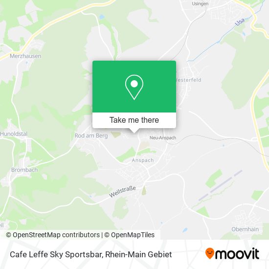 Cafe Leffe Sky Sportsbar map