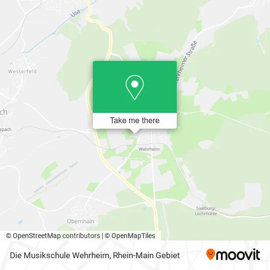 Карта Die Musikschule Wehrheim