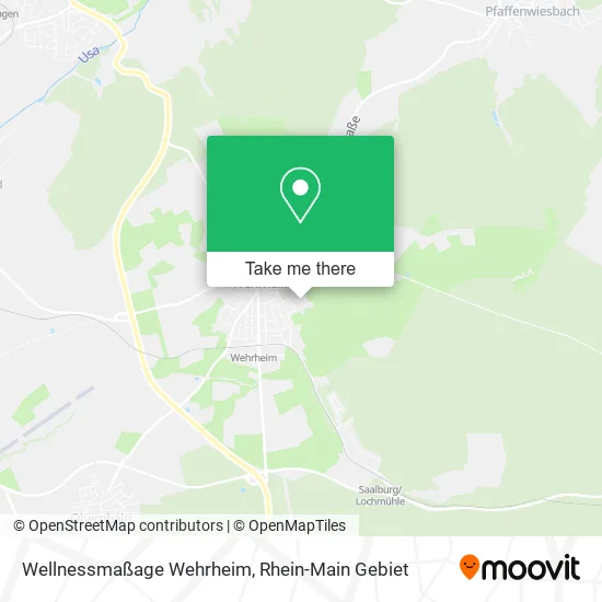 Карта Wellnessmaßage Wehrheim