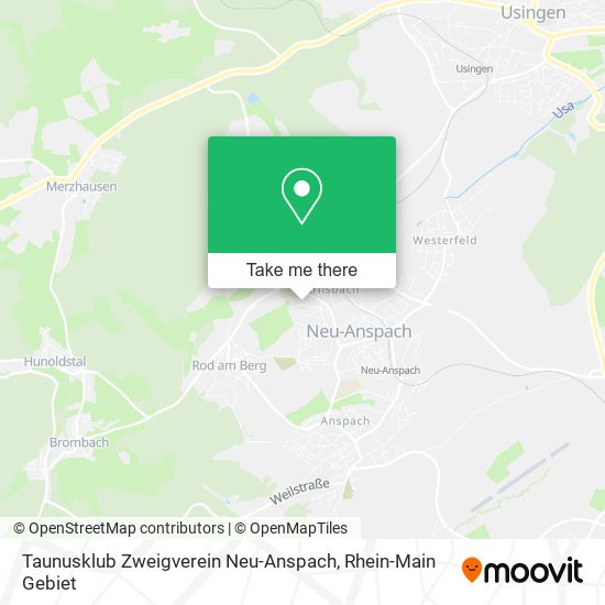 Taunusklub Zweigverein Neu-Anspach map