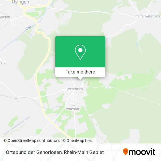 Ortsbund der Gehörlosen map
