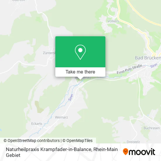 Карта Naturheilpraxis Krampfader-in-Balance