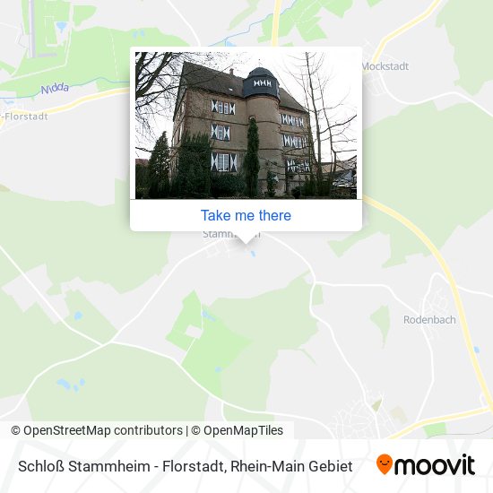 Schloß Stammheim - Florstadt map