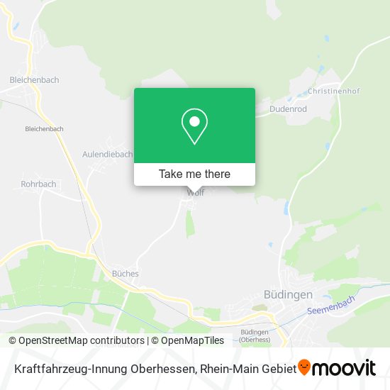 Kraftfahrzeug-Innung Oberhessen map