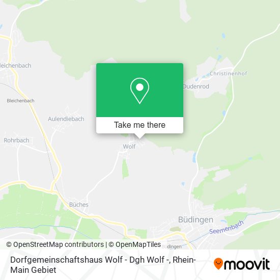 Dorfgemeinschaftshaus Wolf - Dgh Wolf - map