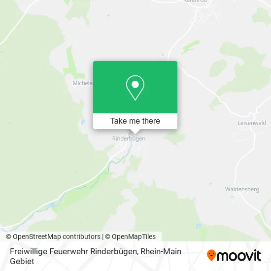 Карта Freiwillige Feuerwehr Rinderbügen