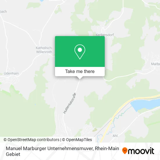 Карта Manuel Marburger Unternehmensmuver