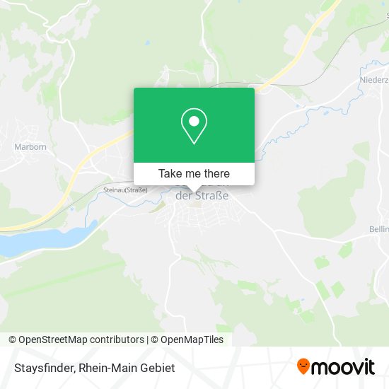 Карта Staysfinder
