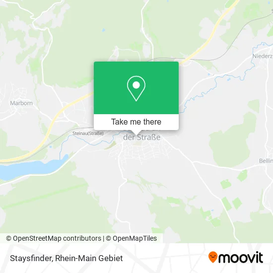 Карта Staysfinder