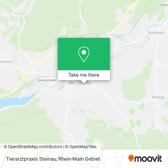 Карта Tierarztpraxis Steinau