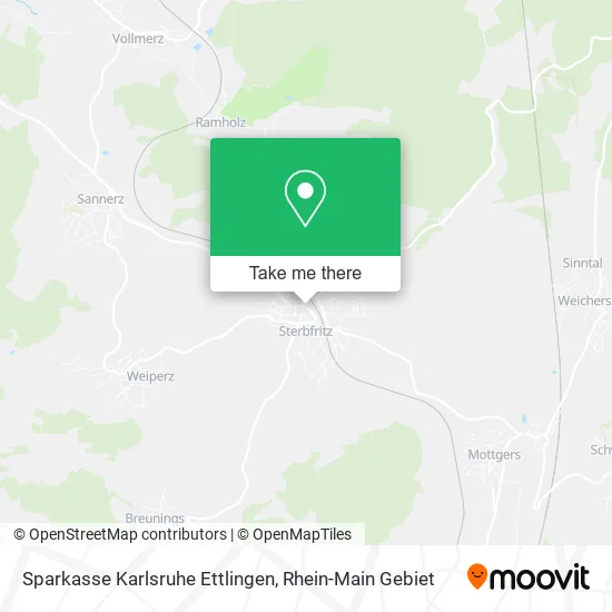 Карта Sparkasse Karlsruhe Ettlingen