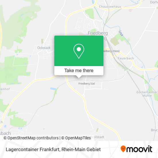 Карта Lagercontainer Frankfurt