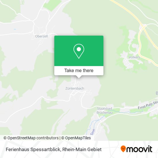 Ferienhaus Spessartblick map