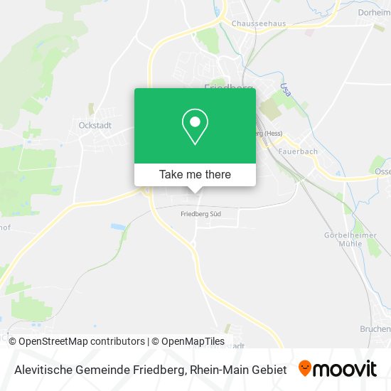Alevitische Gemeinde Friedberg map