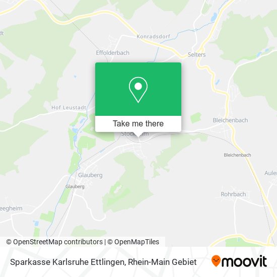 Sparkasse Karlsruhe Ettlingen map