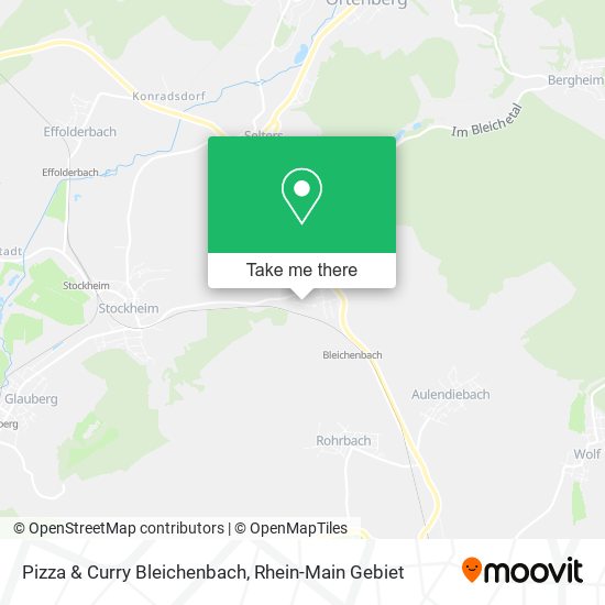 Pizza & Curry Bleichenbach map