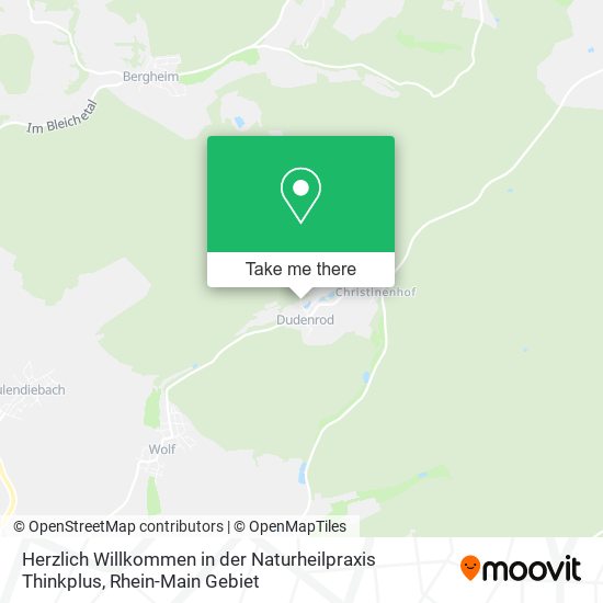 Herzlich Willkommen in der Naturheilpraxis Thinkplus map