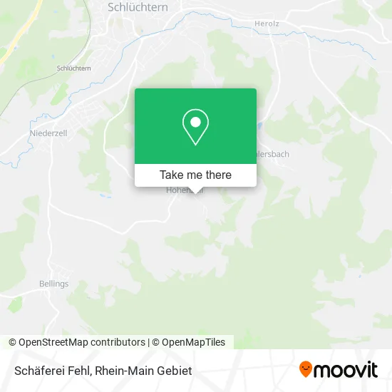 Карта Schäferei Fehl