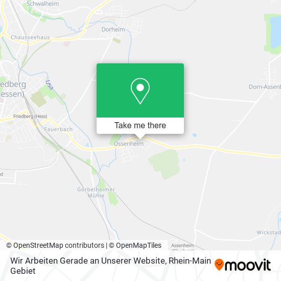 Wir Arbeiten Gerade an Unserer Website map