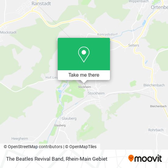 The Beatles Revival Band map
