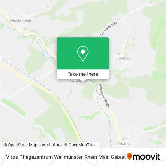 Vitos Pflegezentrum Weilmünster map