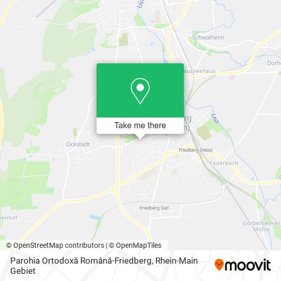 Parohia Ortodoxă Română-Friedberg map