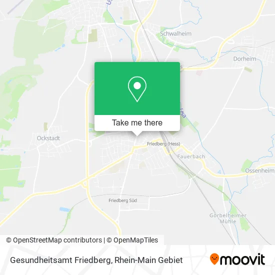 Карта Gesundheitsamt Friedberg