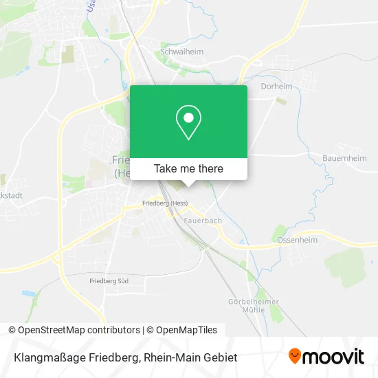 Klangmaßage Friedberg map