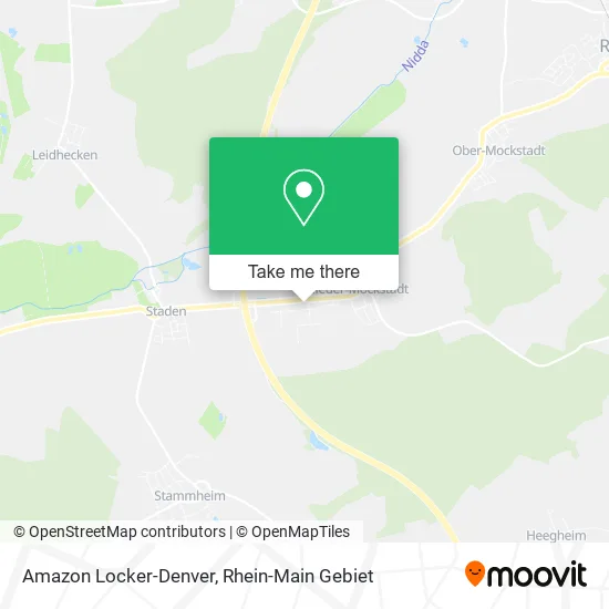 Карта Amazon Locker-Denver