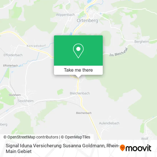 Карта Signal Iduna Versicherung Susanna Goldmann