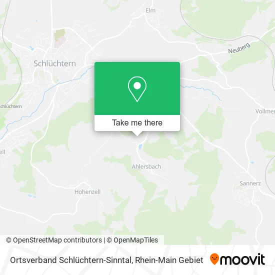 Карта Ortsverband Schlüchtern-Sinntal