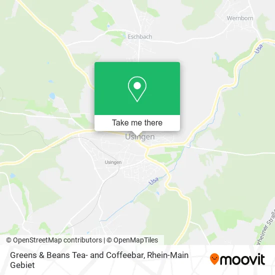 Карта Greens & Beans Tea- and Coffeebar