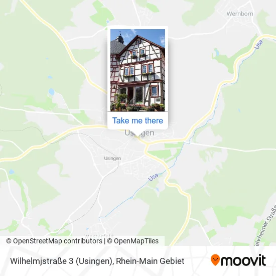 Карта Wilhelmjstraße 3 (Usingen)