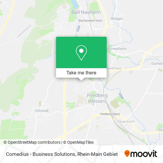 Comedius - Business Solutions map