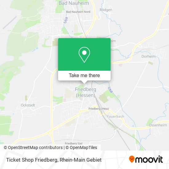 Карта Ticket Shop Friedberg