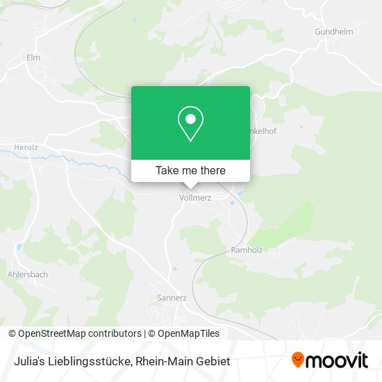 Julia's Lieblingsstücke map