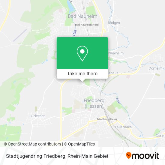 Stadtjugendring Friedberg map