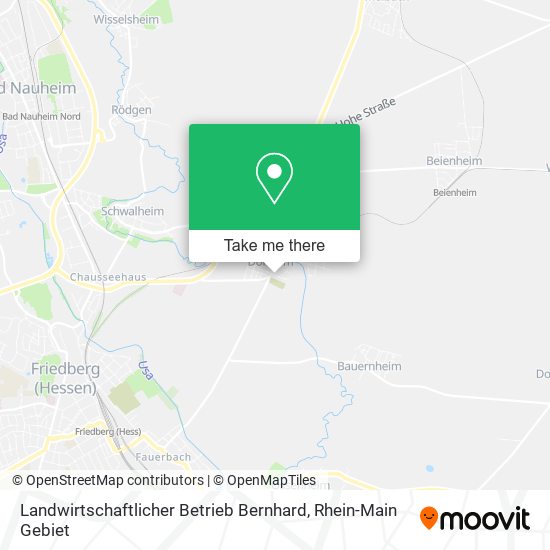 Landwirtschaftlicher Betrieb Bernhard map