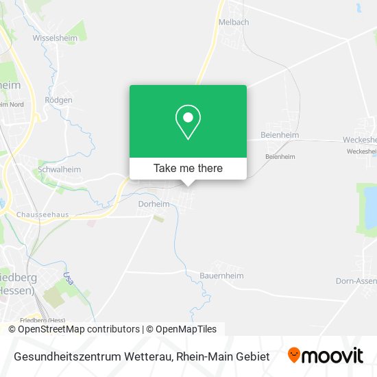 Gesundheitszentrum Wetterau map