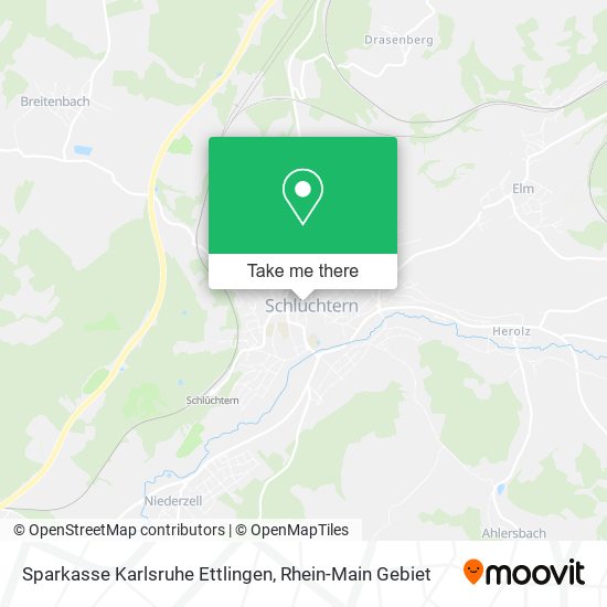 Sparkasse Karlsruhe Ettlingen map