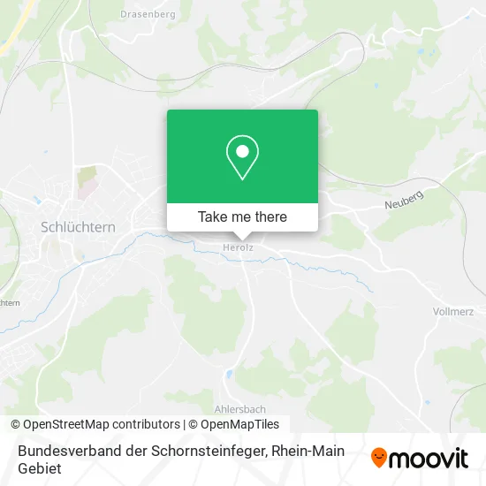 Карта Bundesverband der Schornsteinfeger